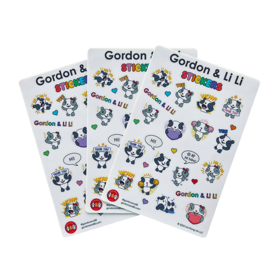 The Gordon & Li Li Emoji Sticker Sheet