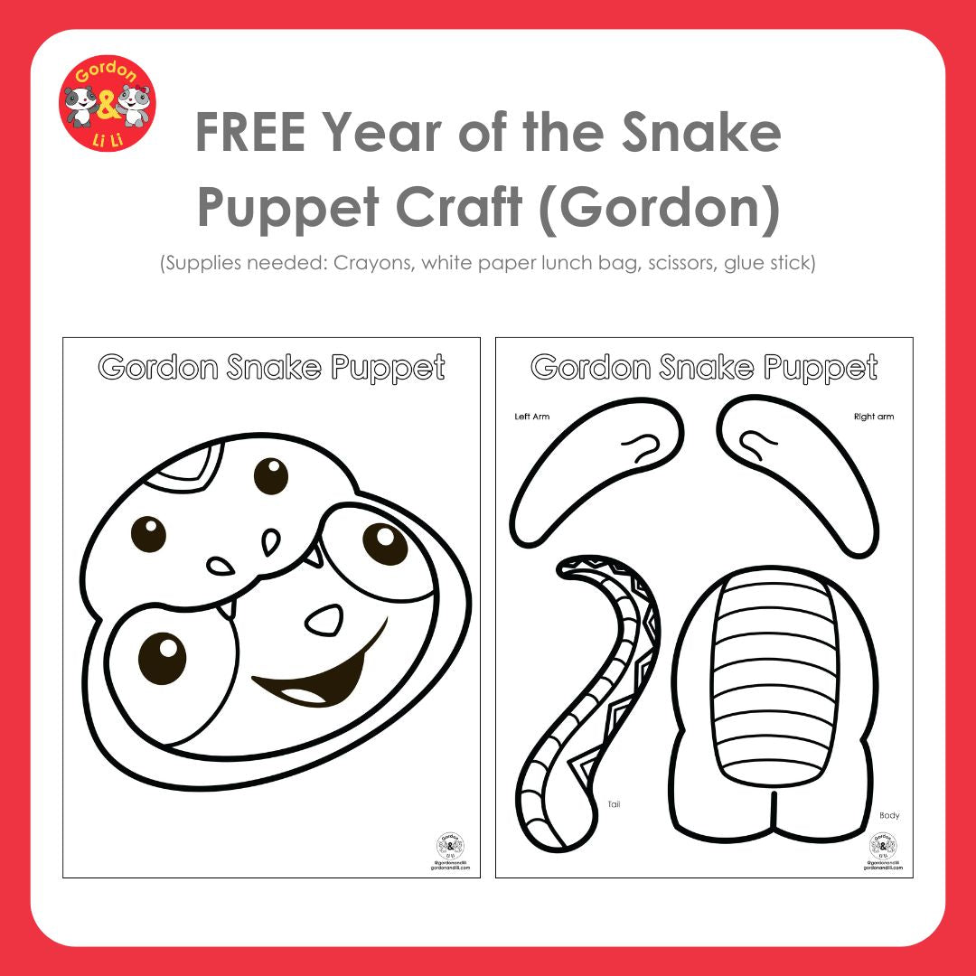 Year of the Snake Puppet Craft