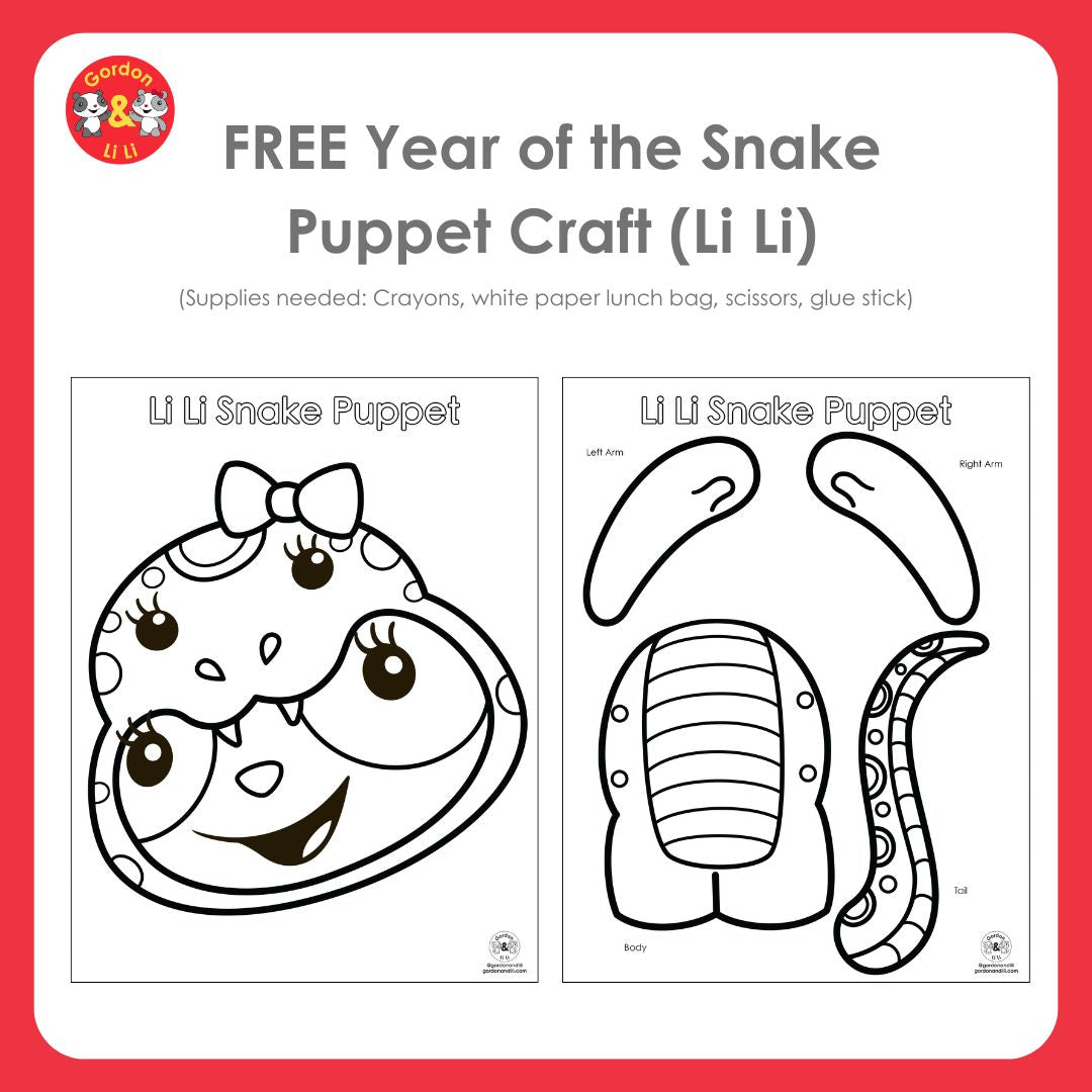 Year of the Snake Puppet Craft