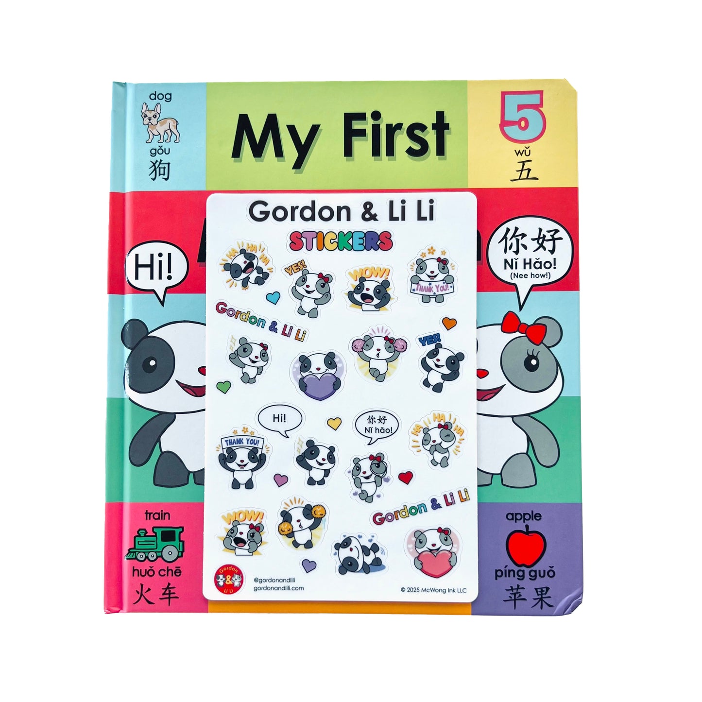 The Gordon & Li Li Emoji Sticker Sheet