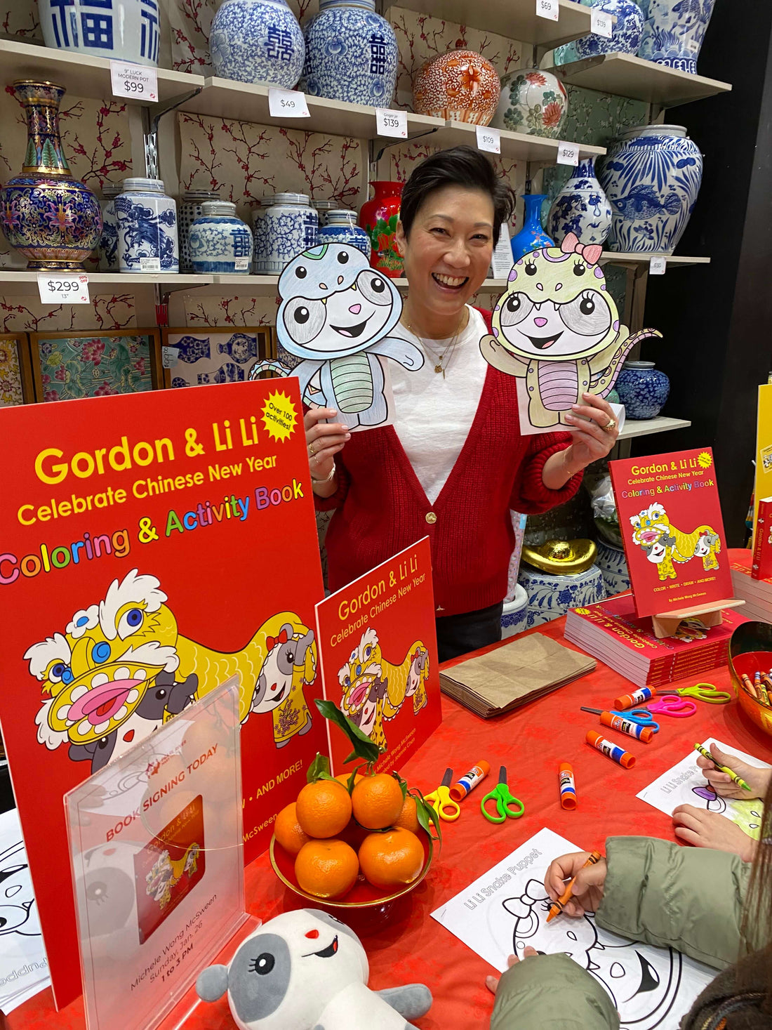 Lunar New Year Book Signing & Crafts at Pearl River Mart