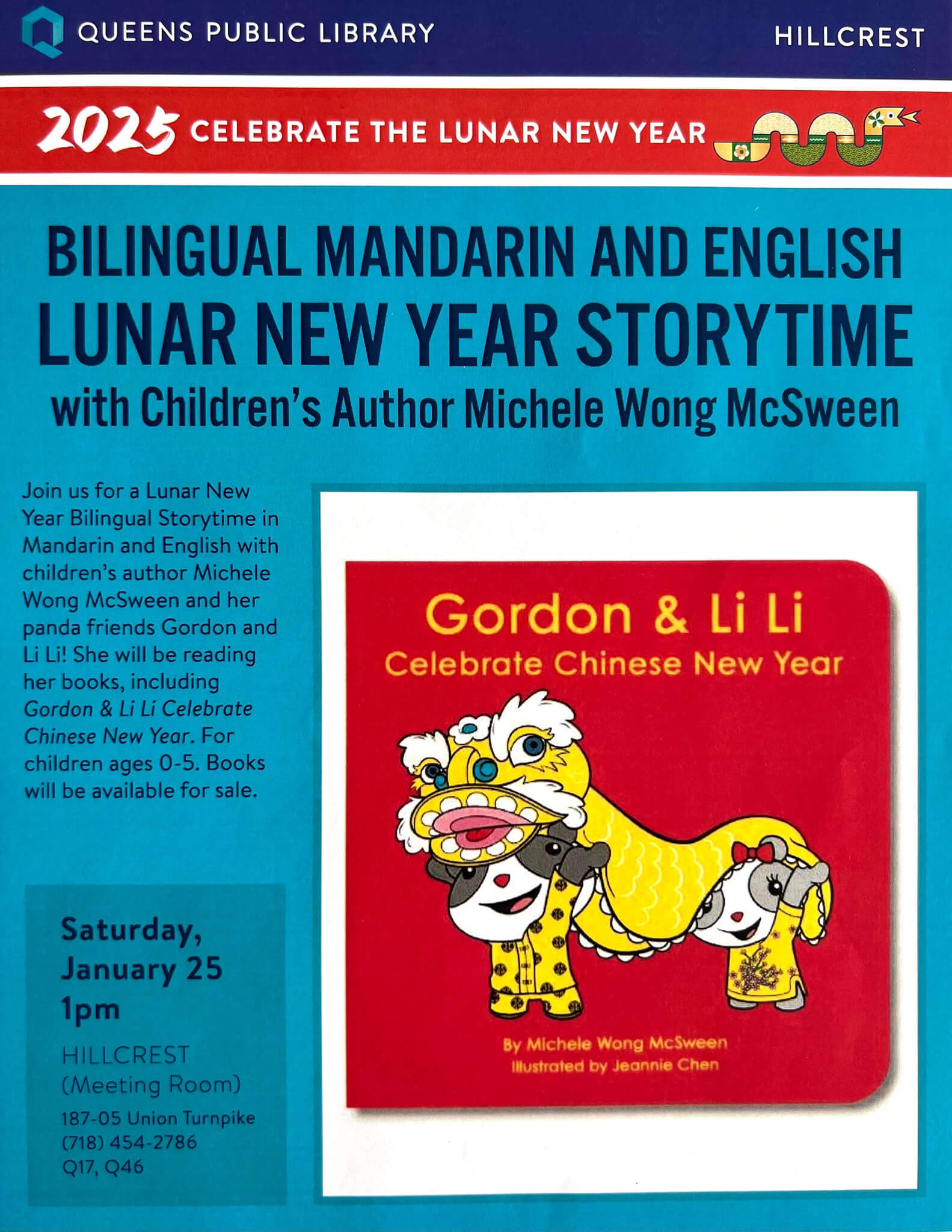 Lunar New Year Storytime at Queens Public Library - Hillcrest