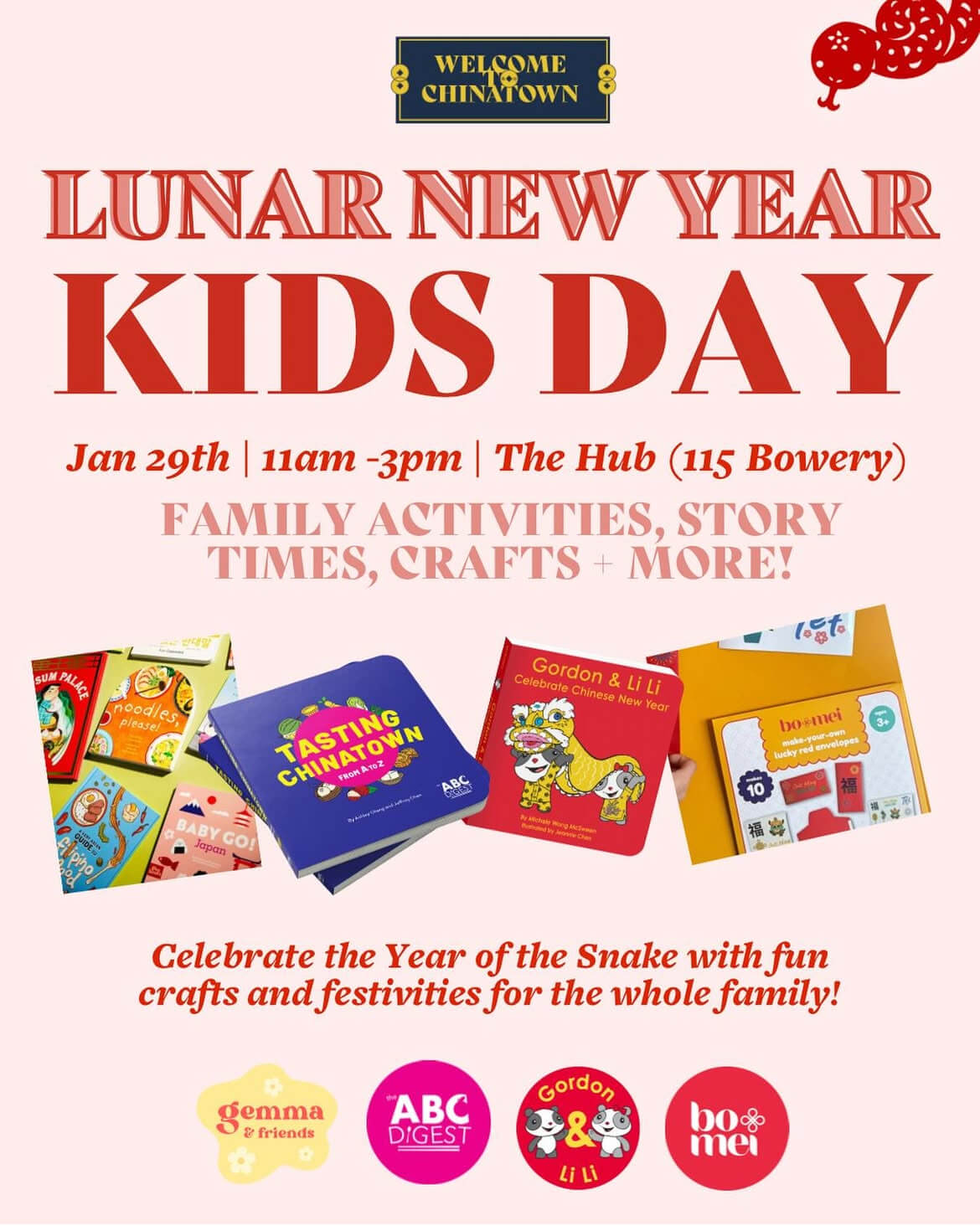 Welcome to Chinatown's Lunar New Year Kids' Day