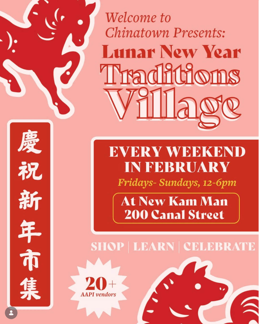 Welcome to Chinatown Lunar New Year Traditions Village