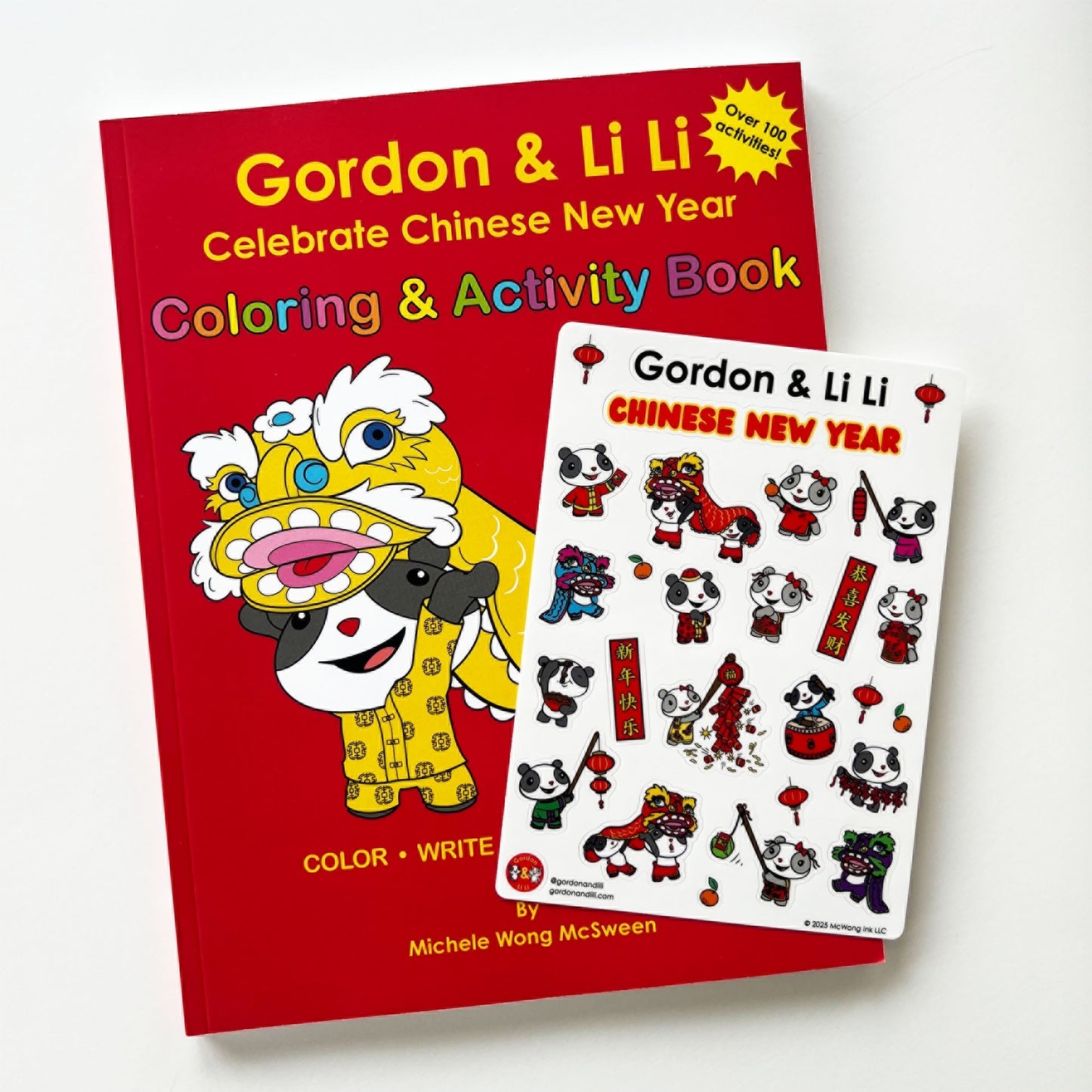 The Gordon & Li Li Chinese New Year Sticker Sheet
