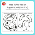 Bunny Rabbit Puppet Craft