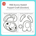 Bunny Rabbit Puppet Craft