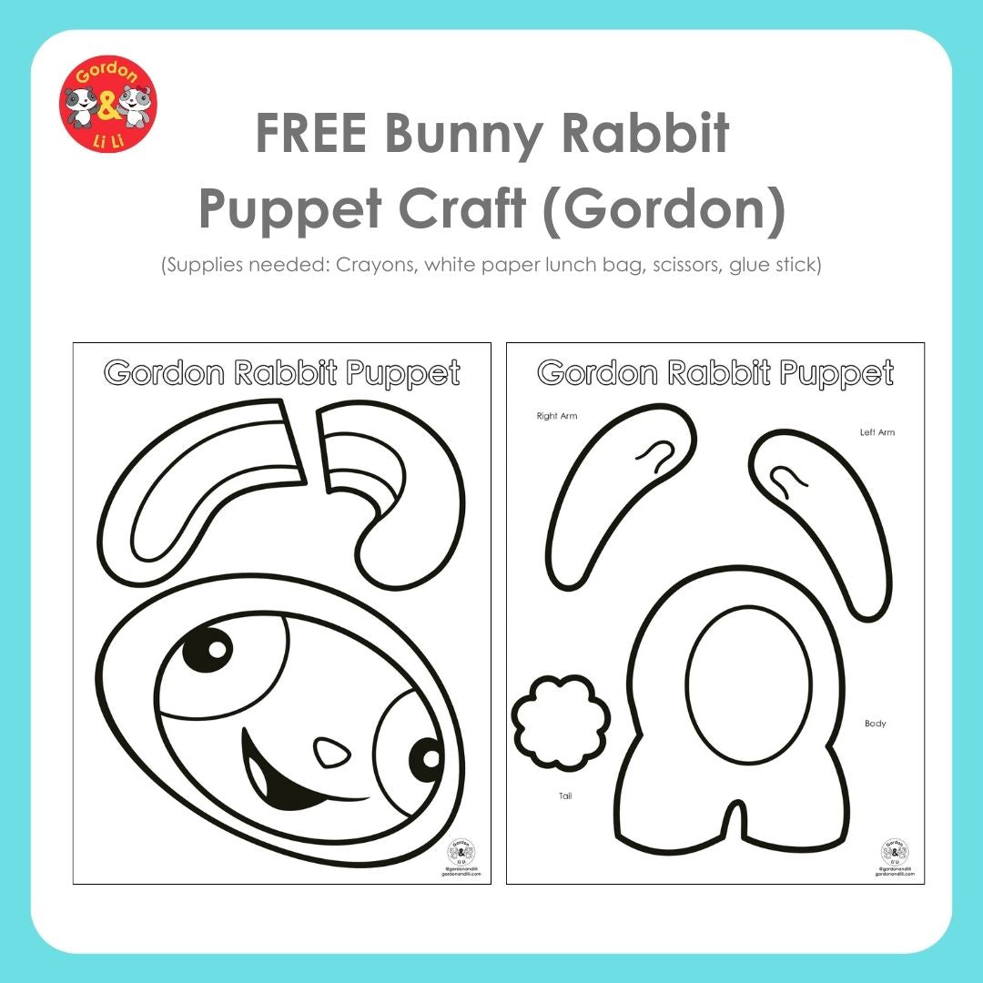 Bunny Rabbit Puppet Craft