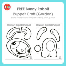 Load image into Gallery viewer, Gordon &amp; Li Li Bunny Rabbit Puppet Craft
