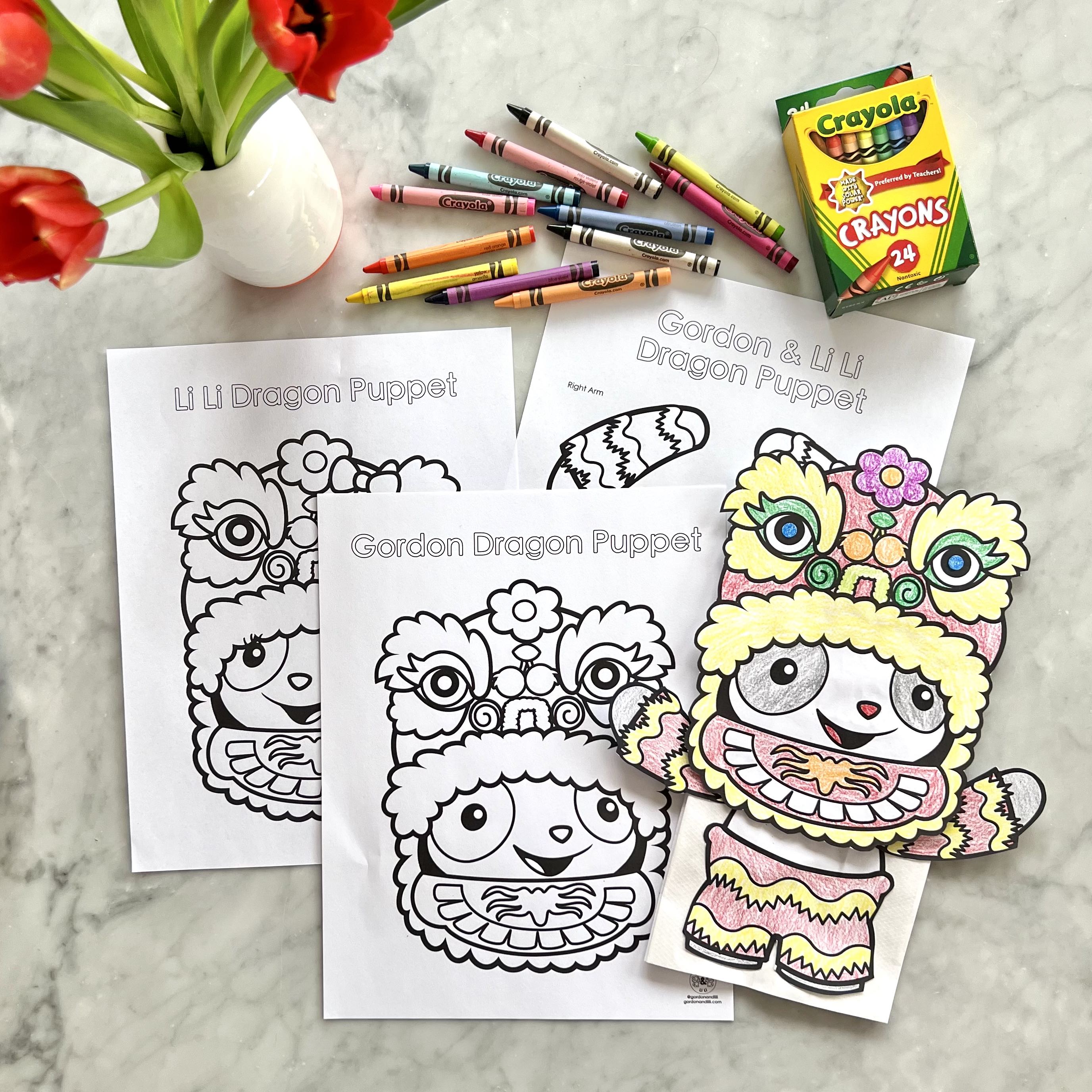 Year of the Dragon Puppet Craft