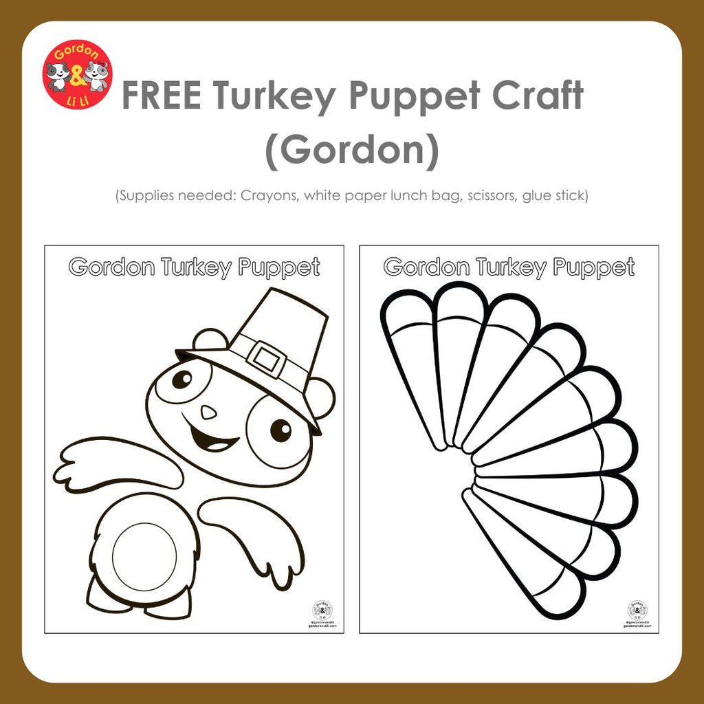 Turkey Puppet Printables