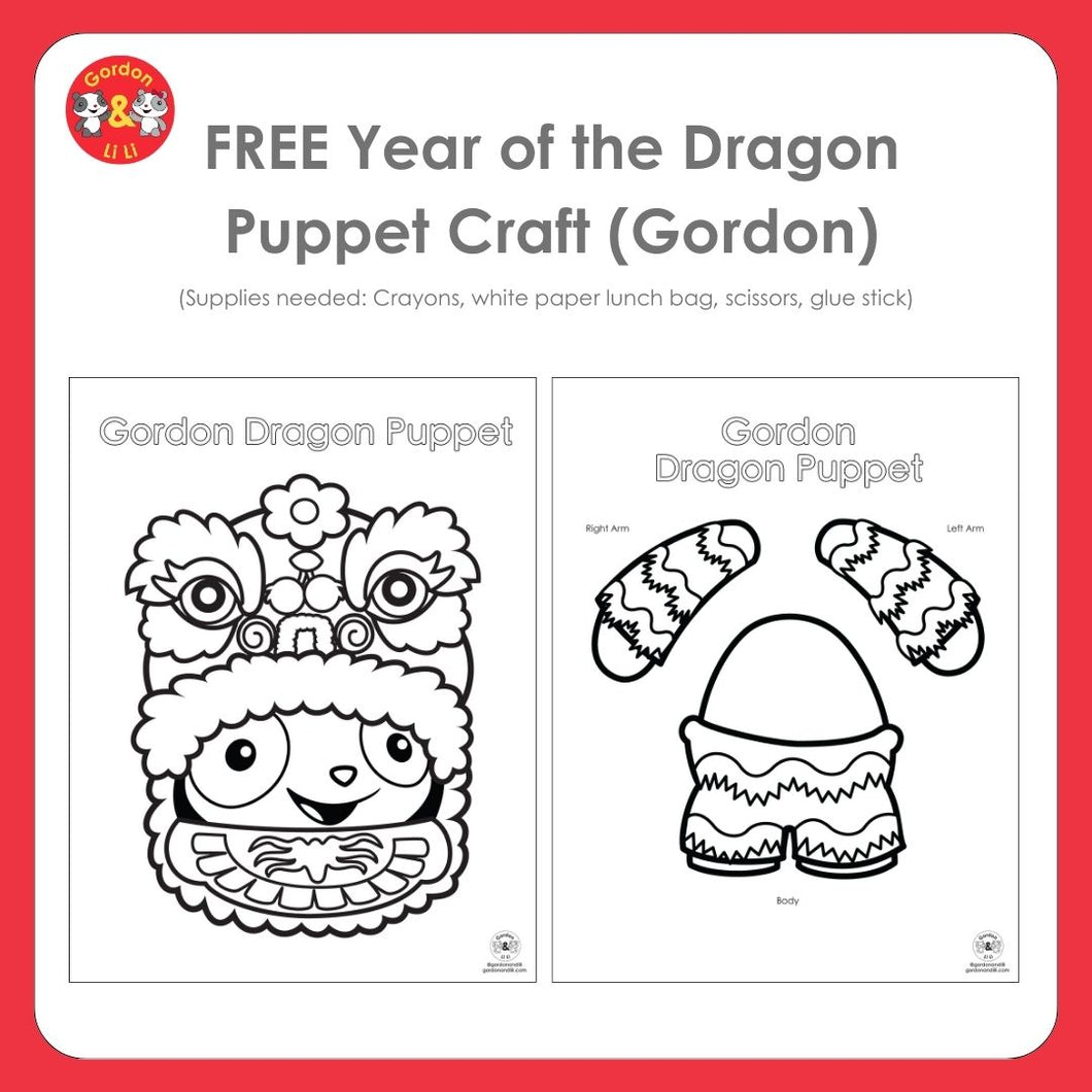 Year of the Dragon Puppet Craft