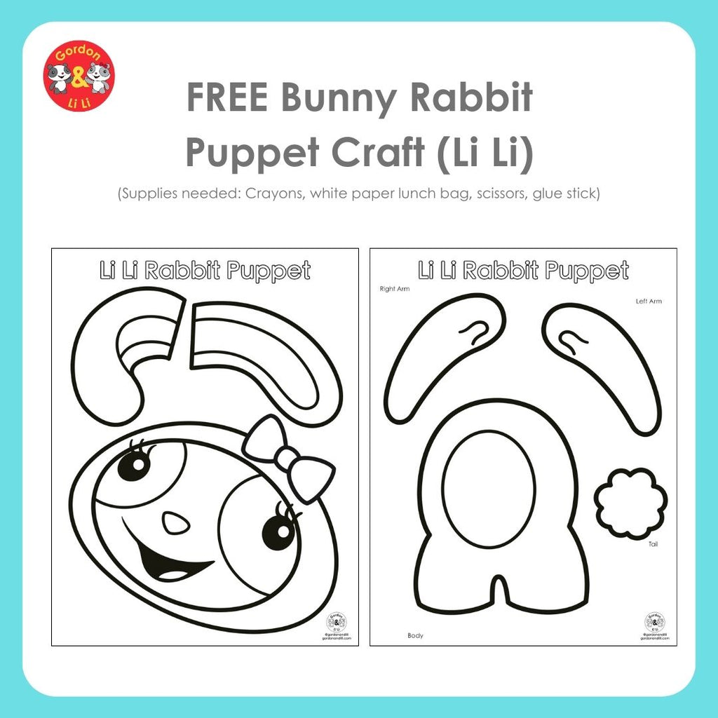 Bunny Rabbit Puppet Craft