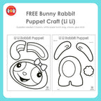 Bunny Rabbit Puppet Craft