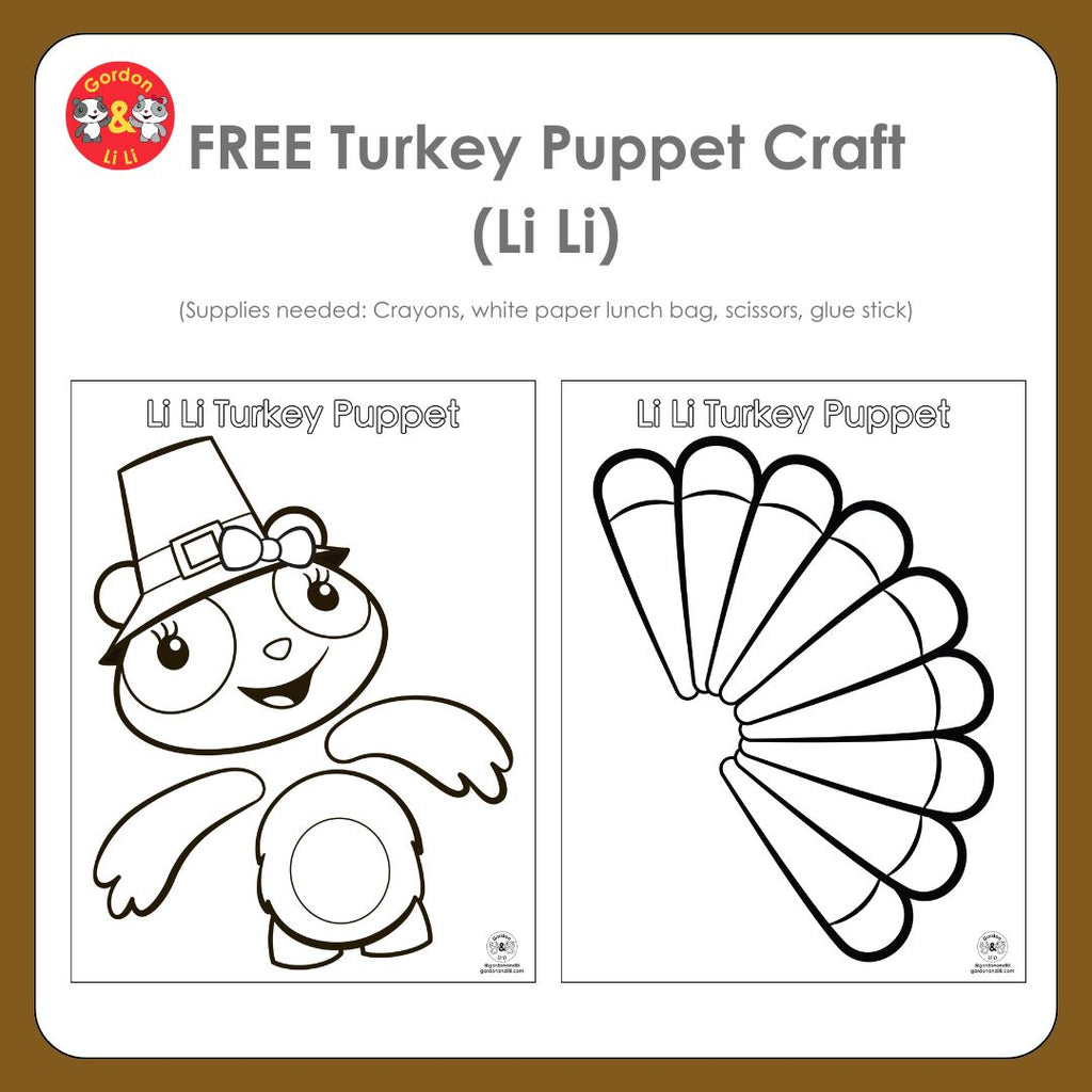 Turkey Puppet Printables