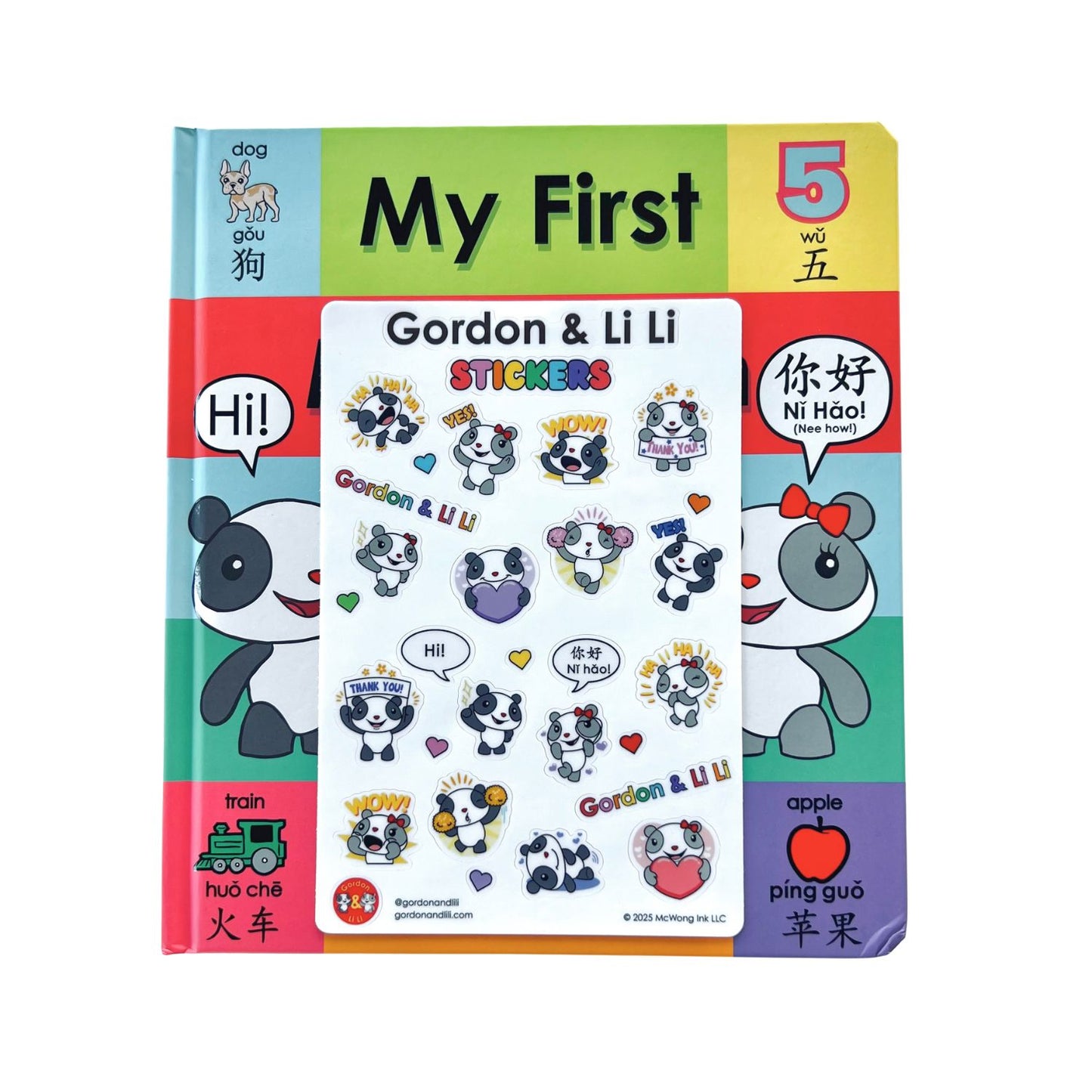 The Gordon & Li Li Emoji Sticker Sheet