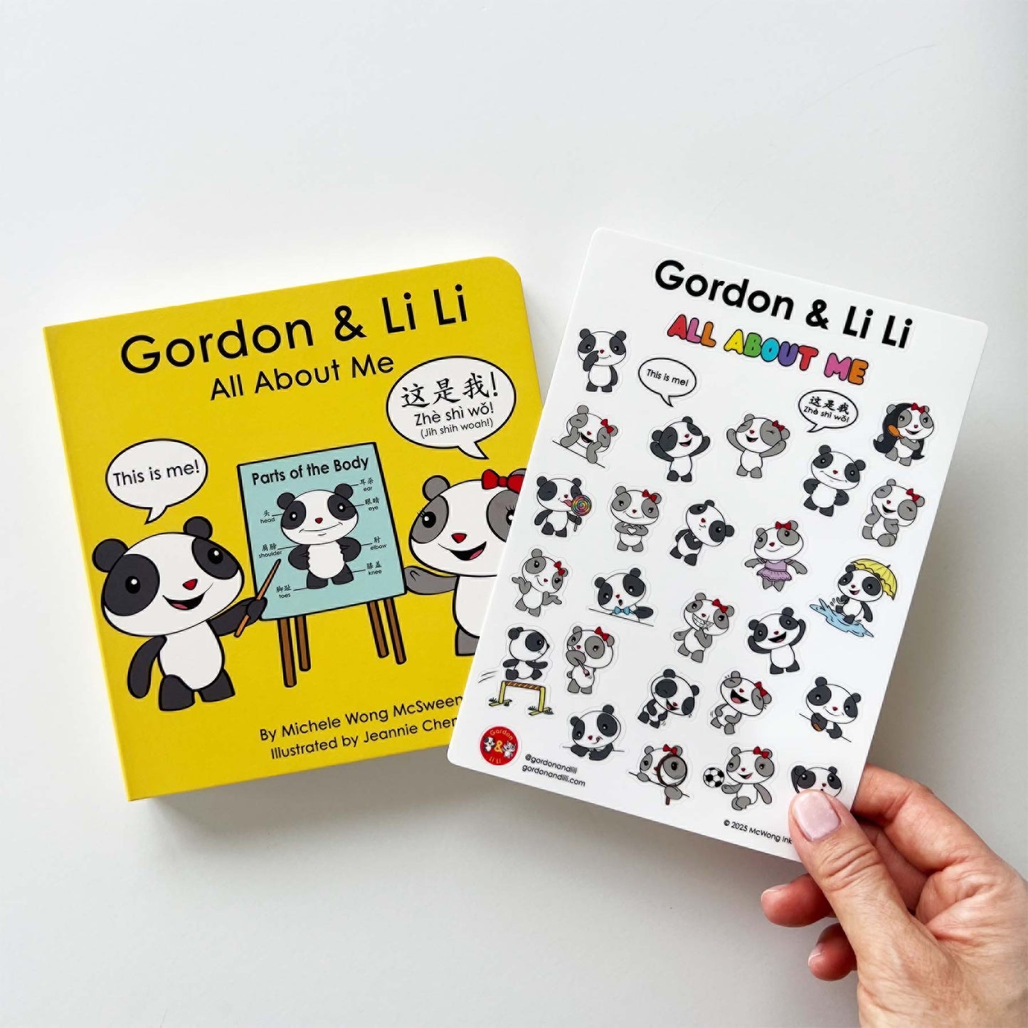 The Gordon & Li Li All About Me Sticker Sheet