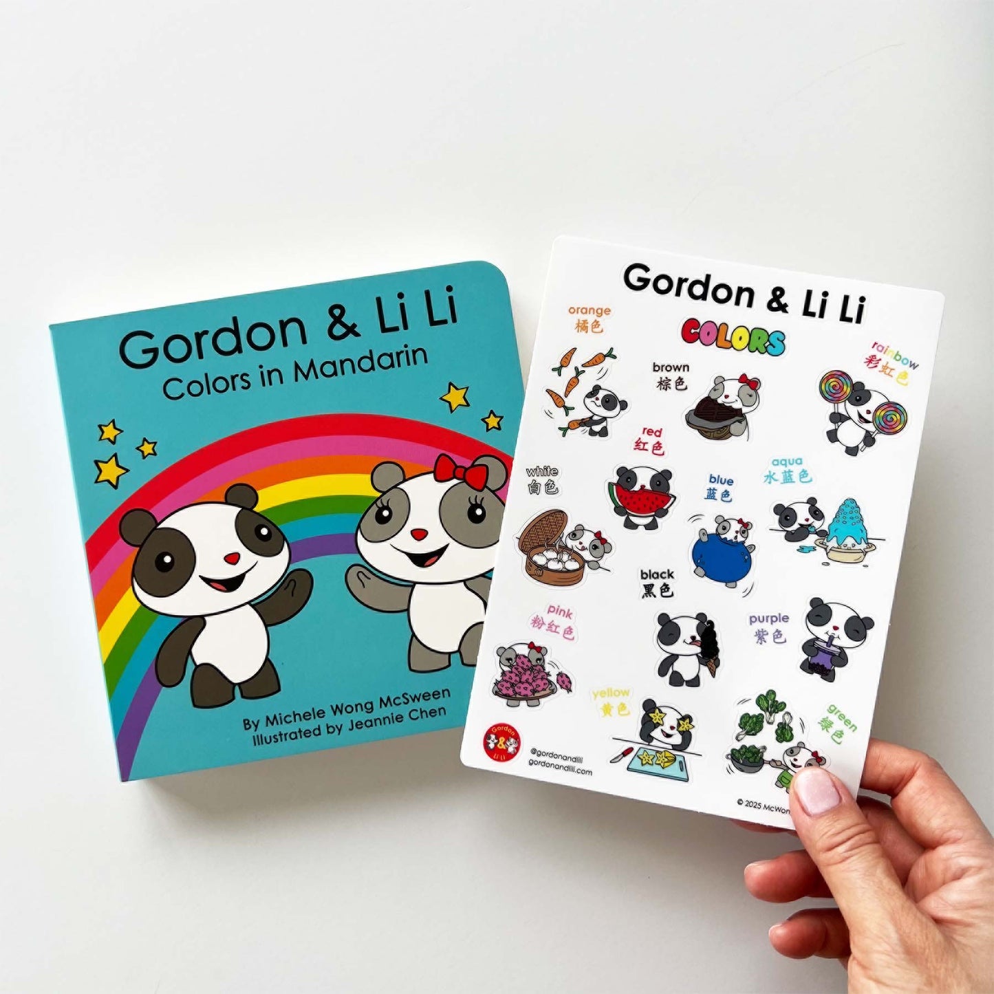 The Gordon & Li Li Colors Sticker Sheet