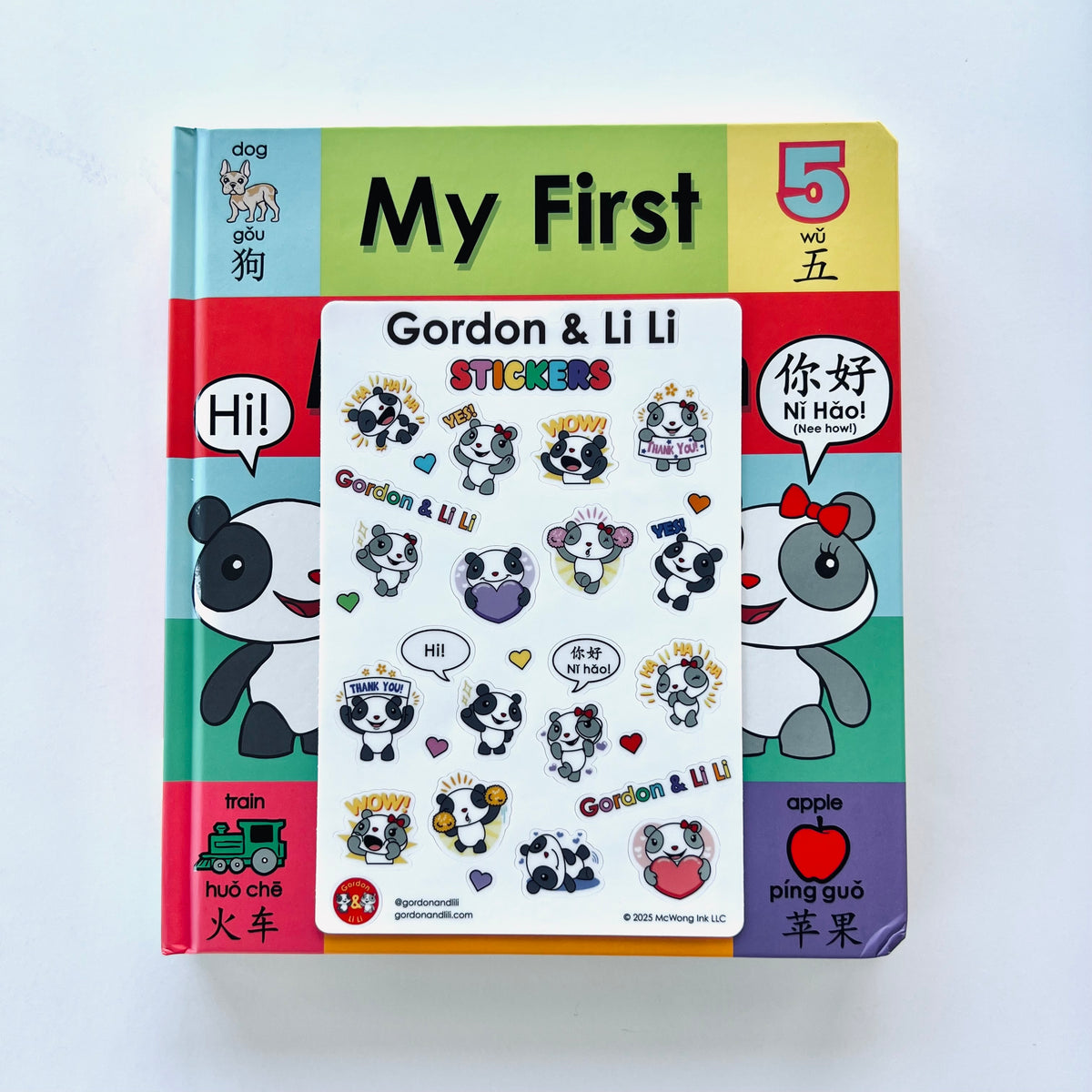 The Gordon & Li Li Emoji Sticker Sheet